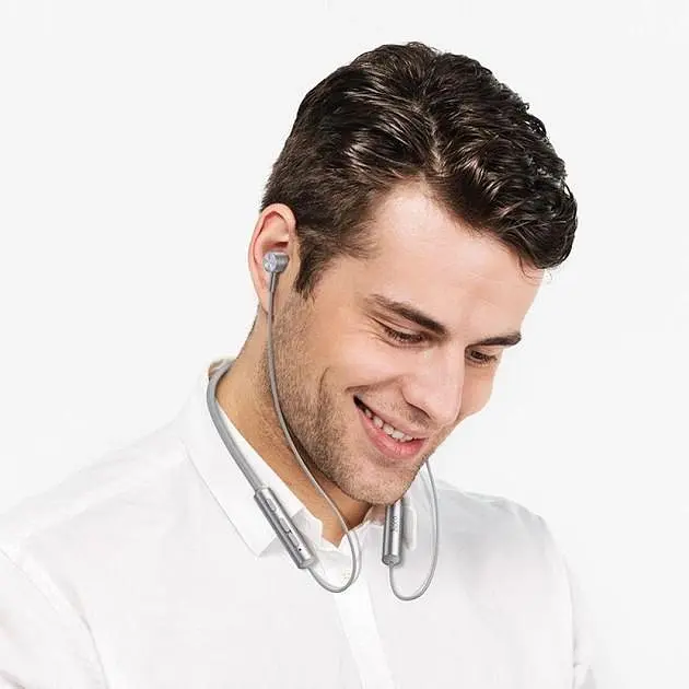 Bluetooth наушники Hoco ES69 Platinum neck-mounted BT earphones gray - фото 4