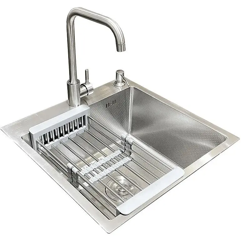 Комплект мойка + смеситель Romzha Arta Carbon U-450 (B) - фото 3