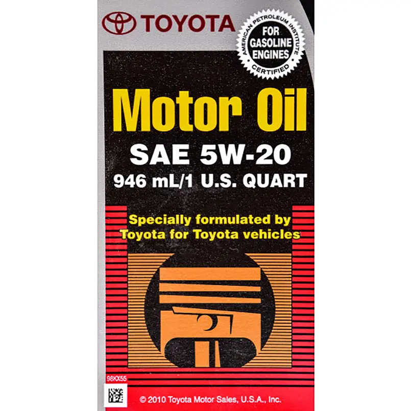 Моторне мастило Toyota Motor Oil 5W-20 1qt 946 мл (00279-1QT20) - фото 3