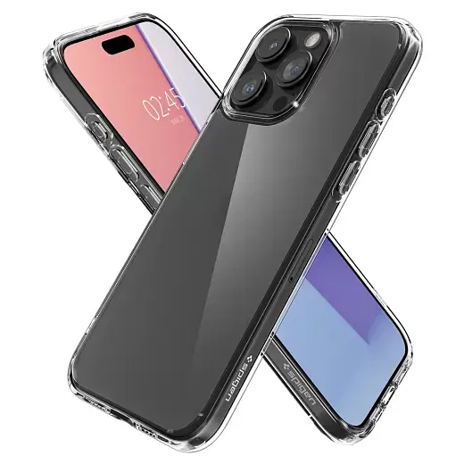 Прозрачный чехол Spigen Ultra Hybrid Frost Clear для iPhone 15 Pro Max (ACS06567) - фото 3