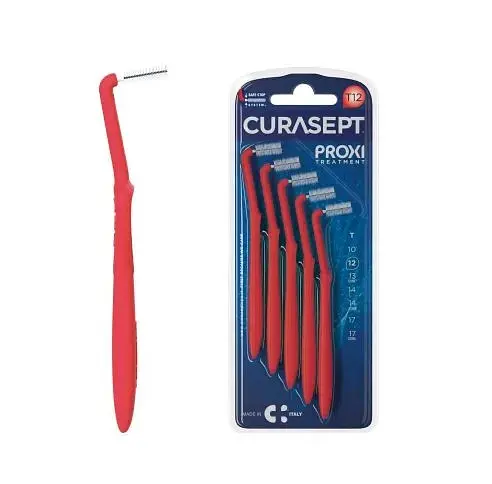 Міжзубний йоржик кутові Curasept Proxi Angle T12, ISO3 (1.2 мм, червона), 5 шт - фото 3