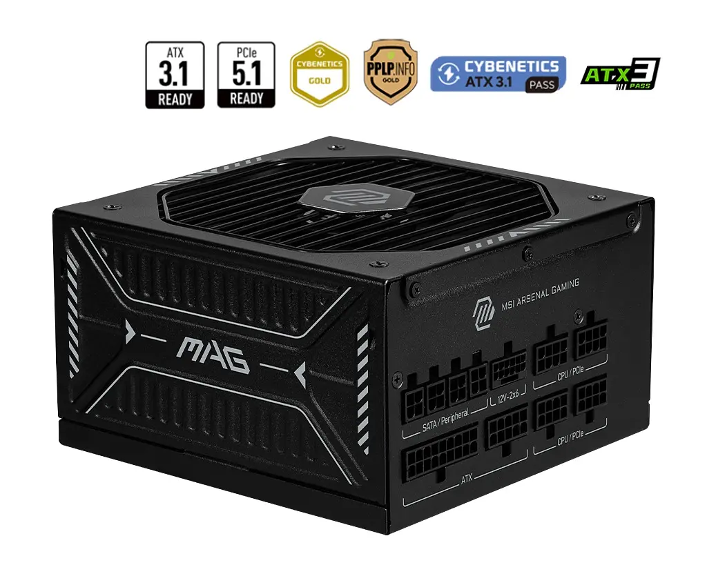 Блок питания MSI MAG A1000GLS PCIE5 1000 Вт - фото 5