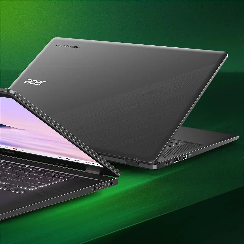 Ноутбук Acer Chromebook Plus CB515-2H 15' FHD IPS, Intel i5-1235U, 16GB, F512GB, UMA, ChromeOS, сірий (NX.KNUEU.004) - фото 2