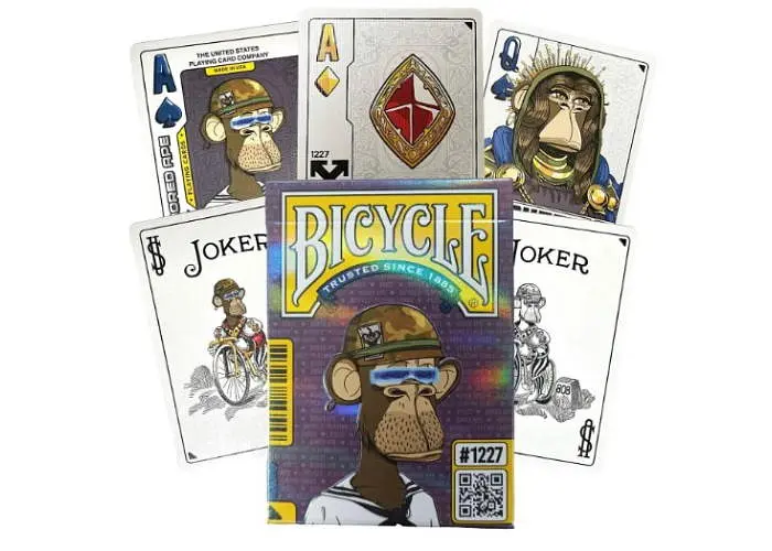 Карты игральные United States Playing Card Company Bicycle Bored Ape (ВР_КИББА) - фото 5