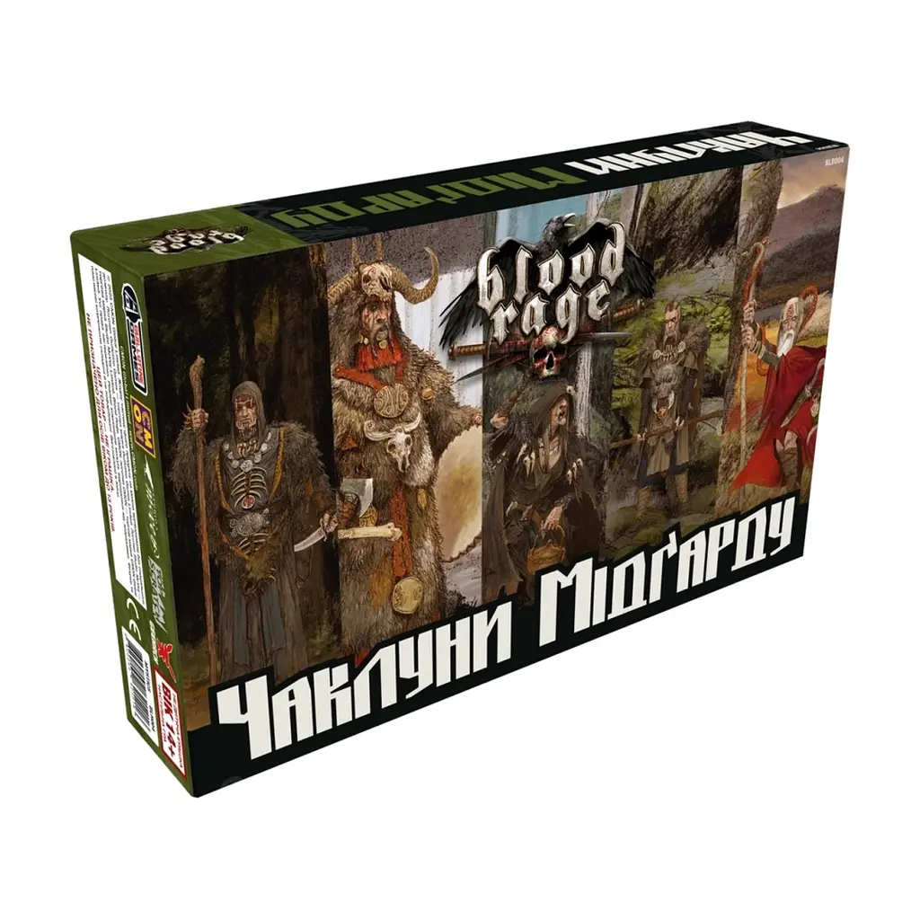 Настільна гра Geekach Games Лють крові. Чаклуни Мідґарду (Blood Rage: Mystics of Midgard) (укр.) доповнення (GKCH154BR)