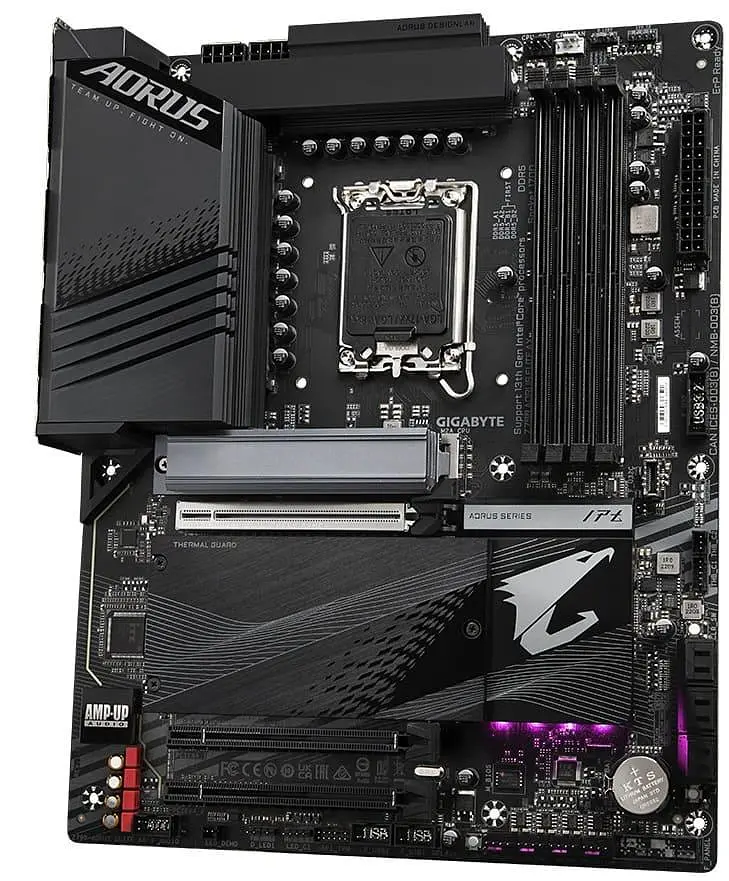 Материнська плата GIGABYTE Z790 AORUS ELITE AX (Z790 AORUS ELITE AX) (Socket 1700, Intel Z790, ATX) - фото 2