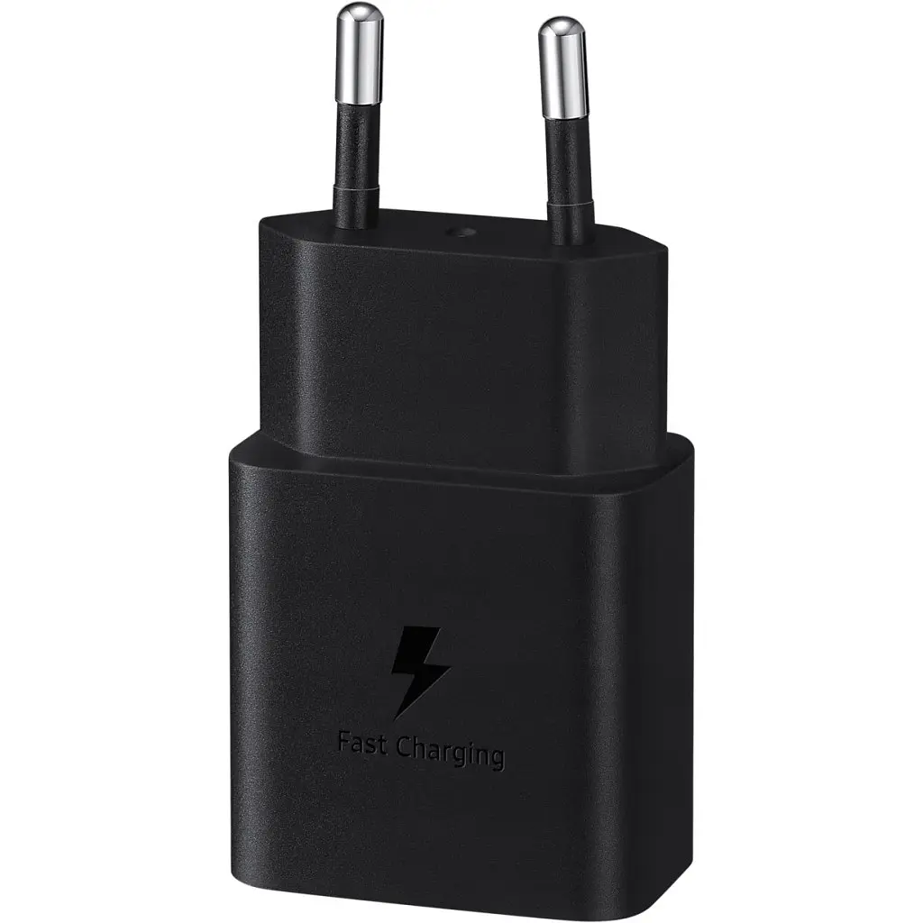 Зарядний пристрій Samsung USB-C 15 Вт чорний + кабель USB-C 1 м (EP-T1510XBEGEU) - фото 3