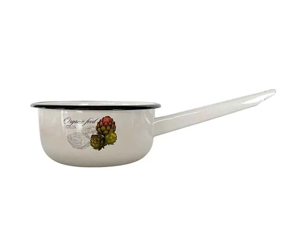 Ківш ем. IDILIA 1,5л /2 без кришки "Артішок Ідилія" (біла) I21082/2