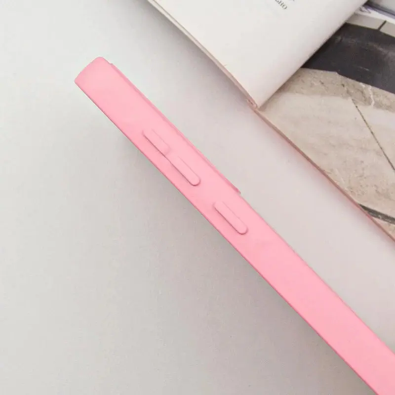 Чохол Silicone Cover Lakshmi Full Camera (AA) with MagFit для Samsung Galaxy S21 FE Рожевий / Light pink - фото 4