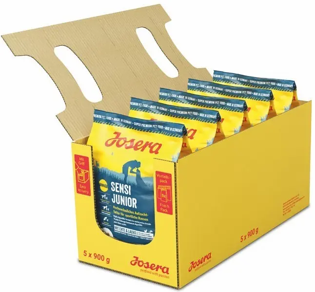 Упаковка сухого корму Josera Sensi Junior для цуценят з лососем 5 шт по 900 г (4032254745259)