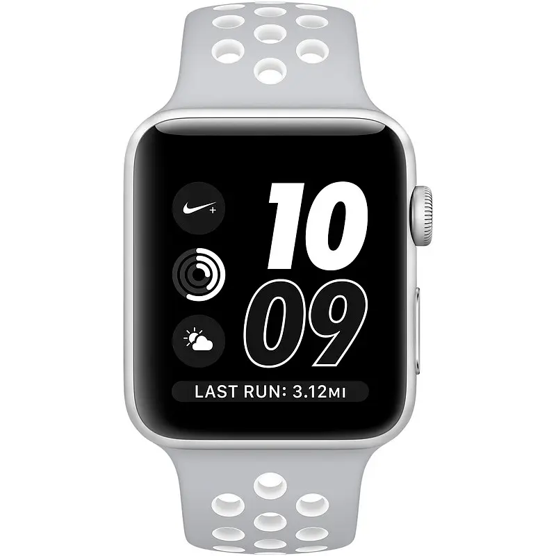Ремешок Sport Nike для Apple Watch 38/40/41mm Gray/White [103385] - фото 2