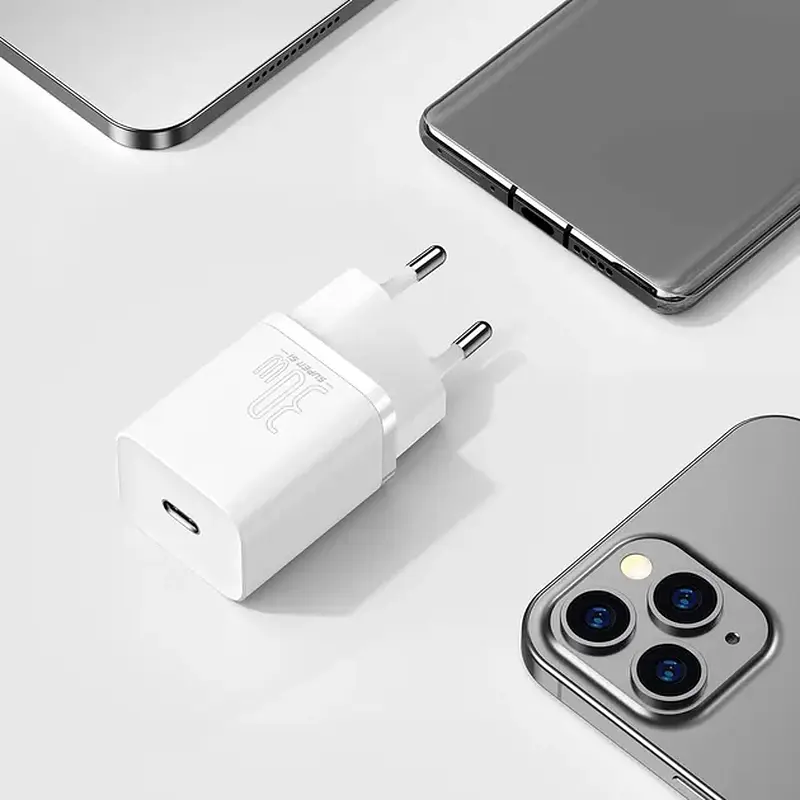 Зарядное устройство Baseus Super Si 30W 1 USB-C (CCSUP-J02) White - фото 7