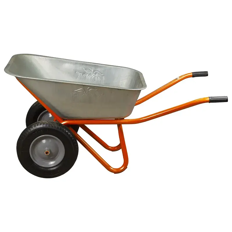 Тачка будівельна Flora двоколісна 100 л 320 кг колесо 15" (з 5 частин) (5056714) - фото 2