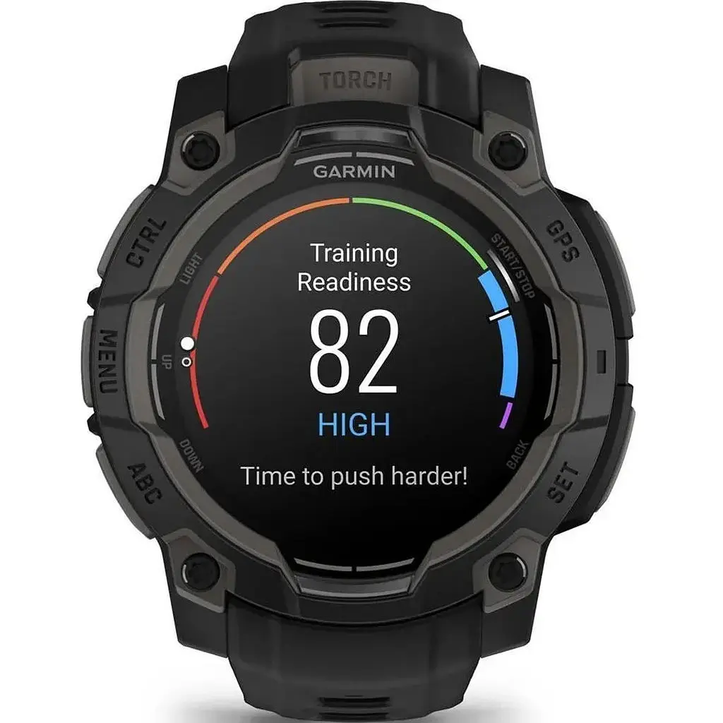Смарт-годинник Garmin Instinct 3 45mm AMOLED Black with Black Band (010-02936-00) - фото 5