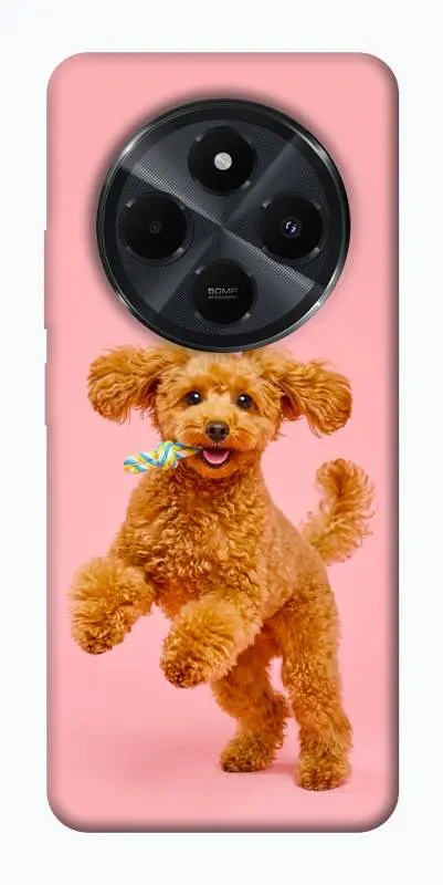 TPU чохол Demsky Happy poodle для Xiaomi Redmi 14C / Poco C75