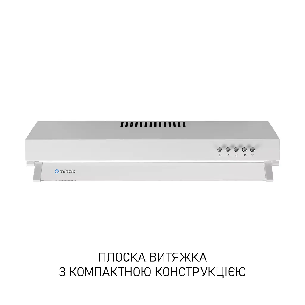 Витяжка плоска Minola HPL 522 WH - фото 2
