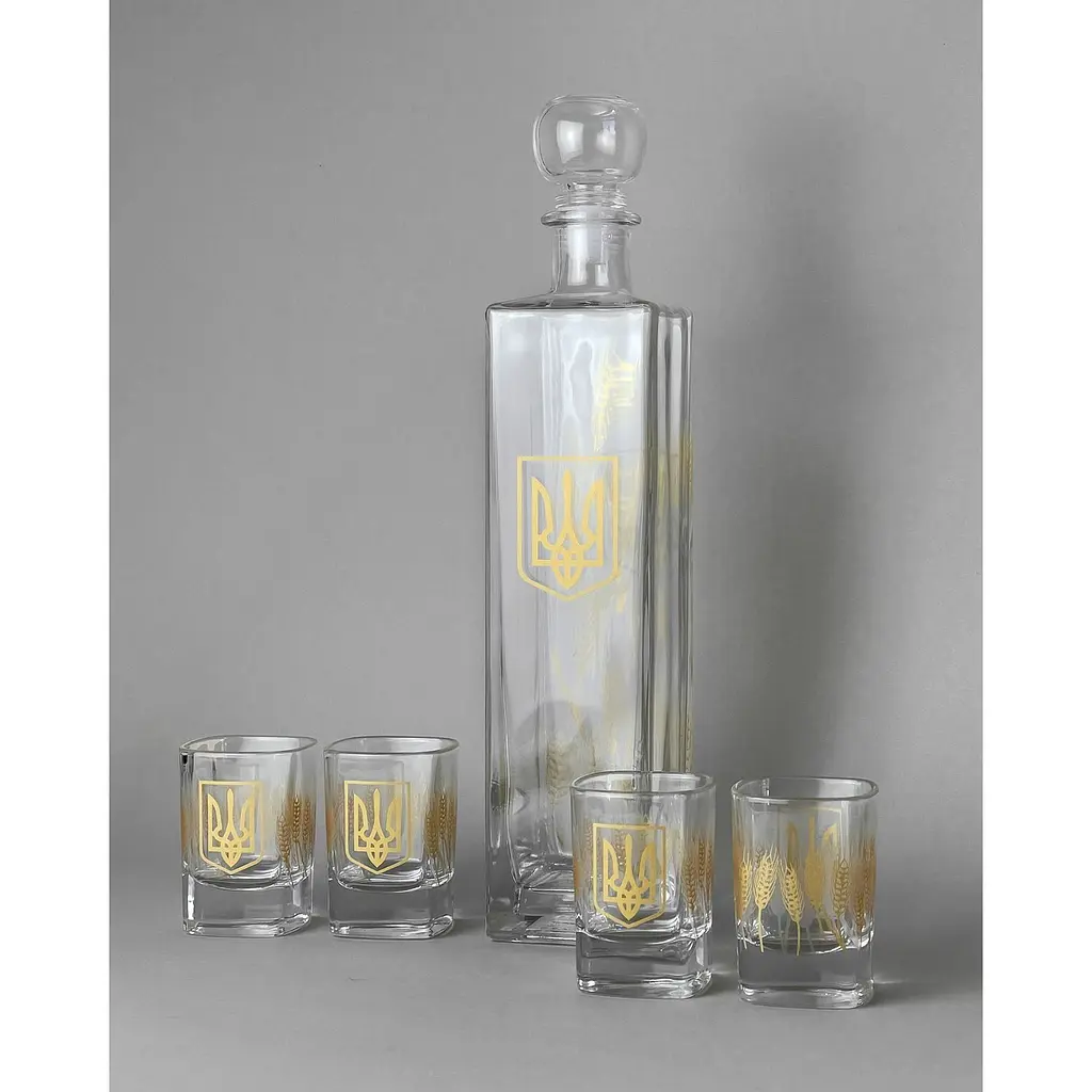Уценка. Набор для водки Concept Glass Украинский 55 мл 4 шт. (CG41-1060) - фото 2