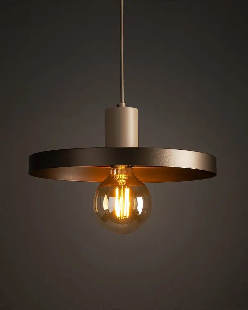 Підвісний світильник, люстра TK Lighting 10757 Sila E27 1x15W IP20 коричневий - фото 3