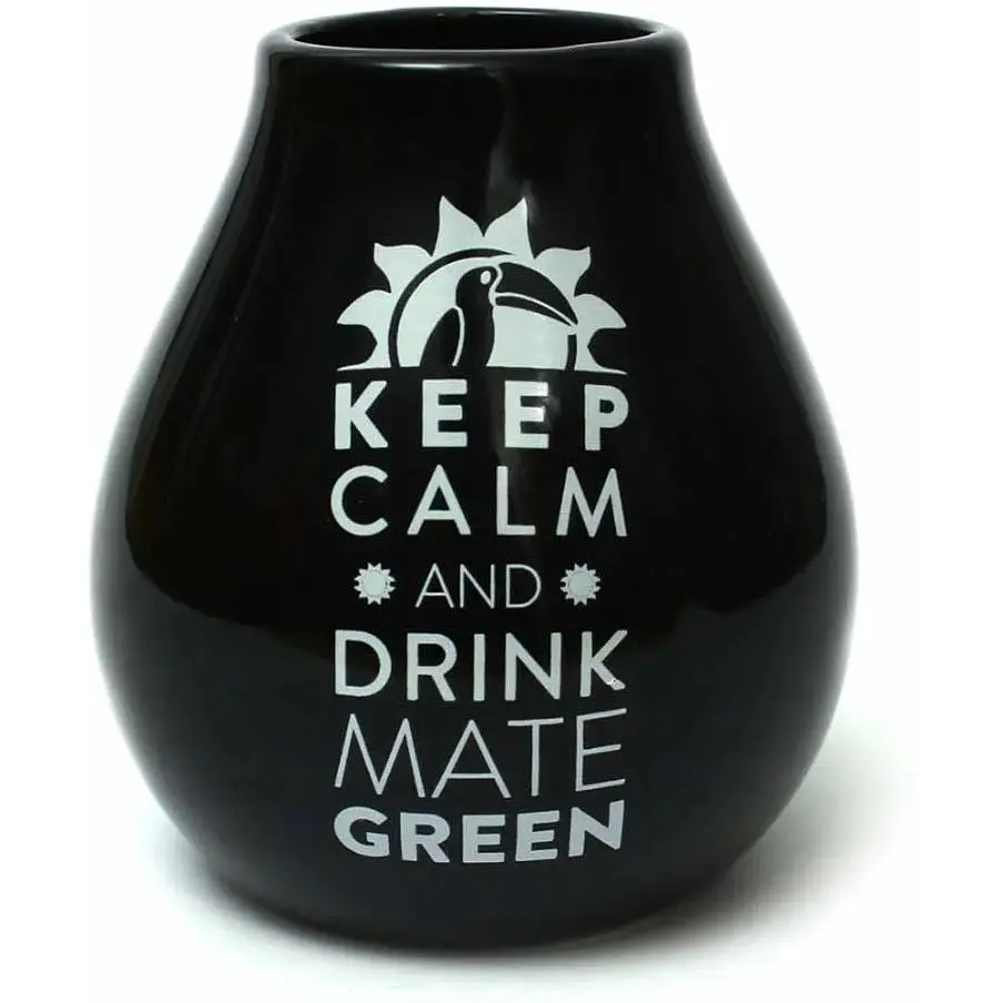 Калебас керамічний Keep Calm Кавовий 350 мл - фото 3