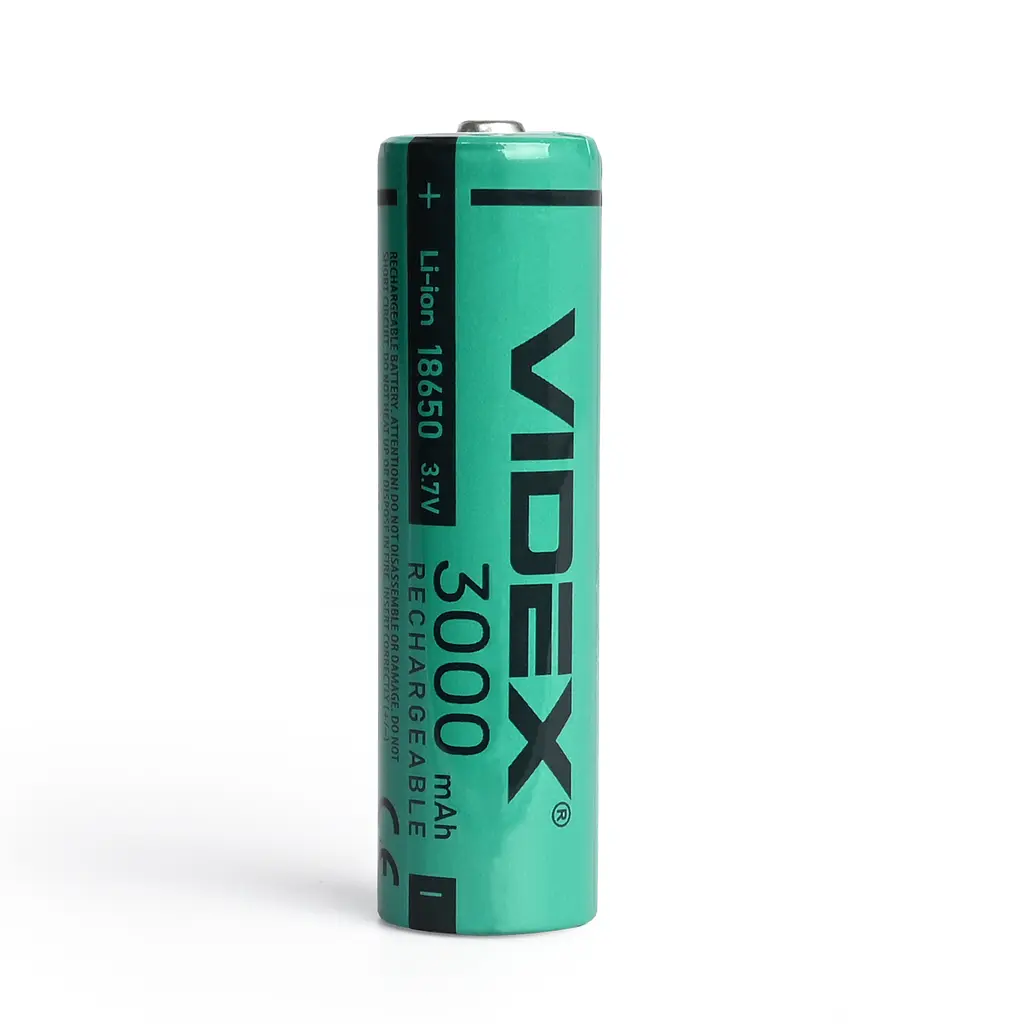 Акумулятор Videx літій-іонний 18650 (без захисту) 3000mAh color box/1шт VIDEX (29053-000) - фото 2