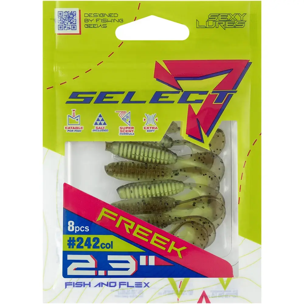 Силікон Select Freek 2.3" 242 FE (8 шт/уп) - фото 2