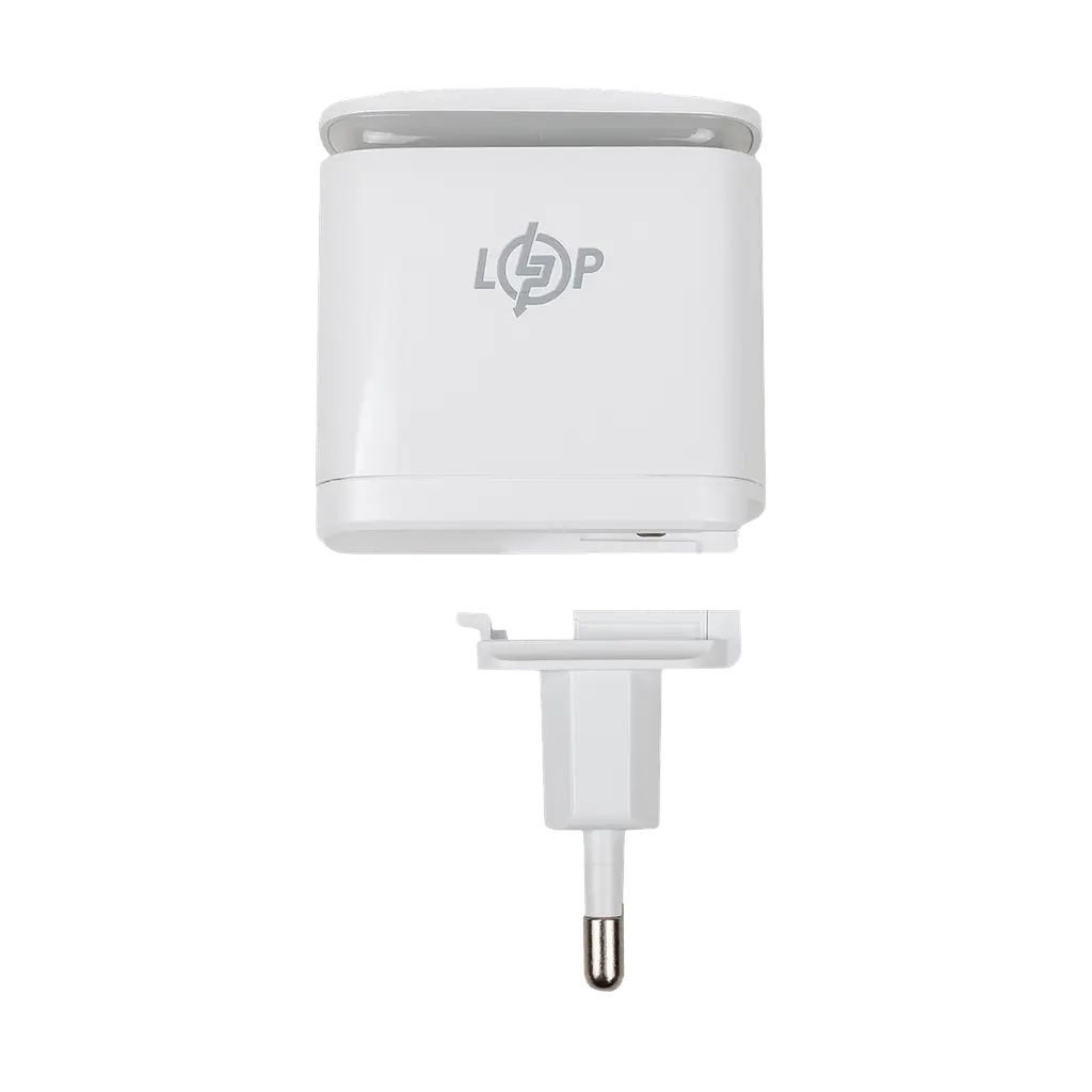 Зарядка для телефона LogicPower 25W (Type-C+USB) QC3.0 PD + кабель (Type-C to Type-C) 25WCH - фото 3