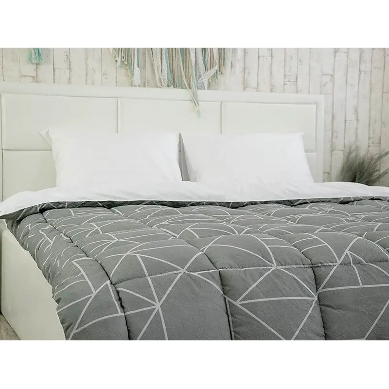 Ковдра силіконова демісезонна Руно Crystal Grey demi 172х205 см сіра - фото 6