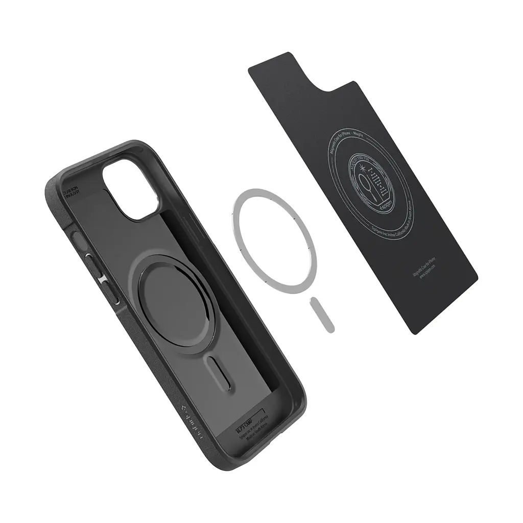Чехол Spigen Core Armor MagSafe для iPhone 15 Plus Matte Black (ACS06455) + защитное стекло - фото 5