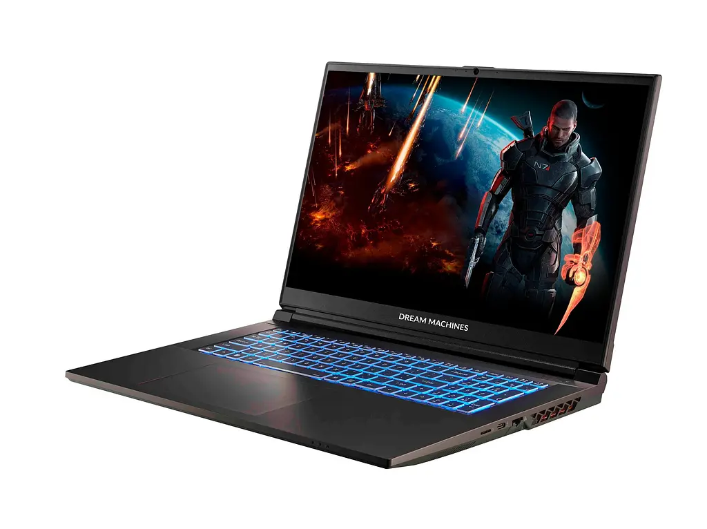 Ноутбук Dream Machines RG4050-17 17.3FHD IPS, Intel i7-14700HX, 32GB, F1TB, NVD4050-6, DOS, чорний (RG4050-17UA31) - фото 3