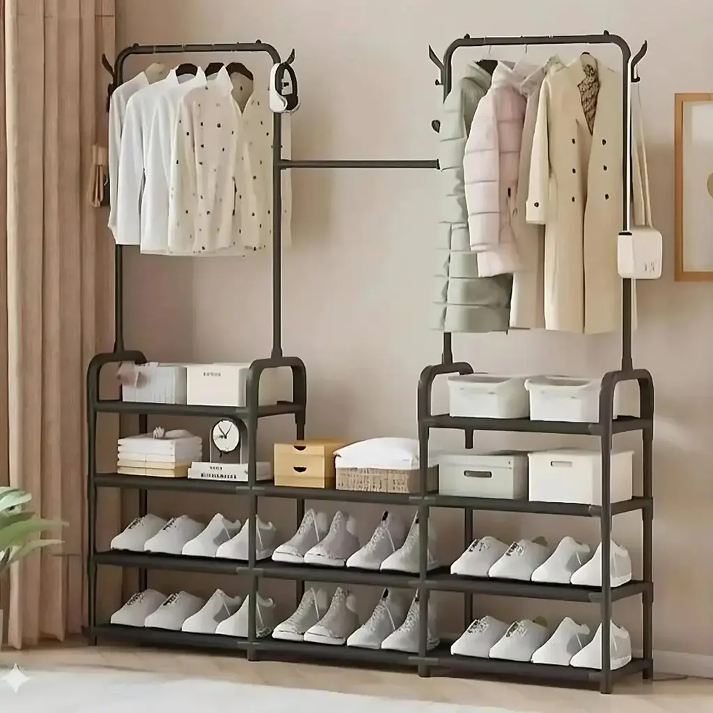 Багатофункціональна вішалка для зберігання Multi Functional Coat Rack AND 9130-4 - фото 5
