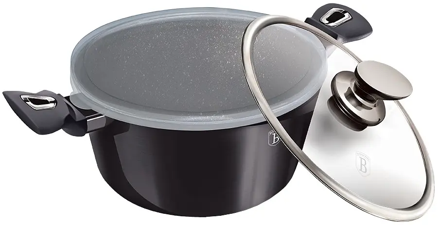 Каструля Berlinger Haus Metallic Line Carbon Pro Edition 6,1 л (BH-6894) - фото 3