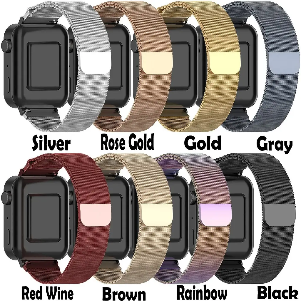 Ремешок BeCover Milanese Style для Xiaomi Mi Watch (20 mm)/Garmin Vivoactive 3S/4S/Venu 2С/Canyon CNS-SW71SS/Mobvoi TicWatch C2/Withings Activite Steel/Huawei Honor S1 Red Wine (707693) - фото 3