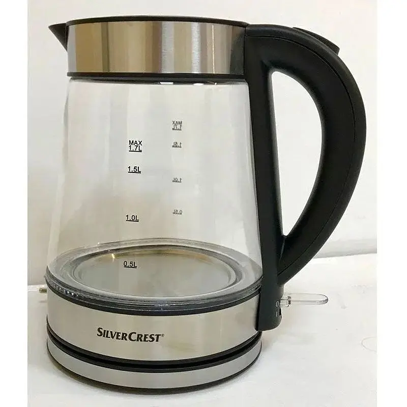 Электрический чайник SilverCrest SWGF 2400 А2 стеклянный 1.7 л - фото 4