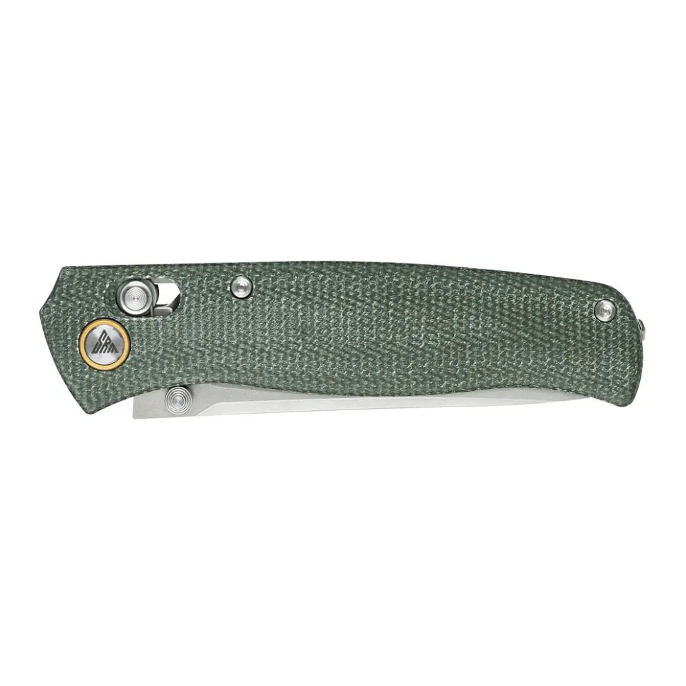 Ніж складаний туристичний SRM Medal 255L-MG3 (8.2 см) 140Cr / Micarta зелений - фото 8