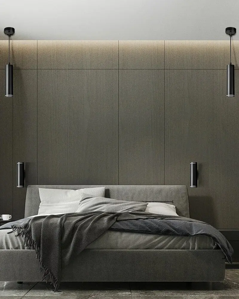 Подвесной светильник, люстра Goldlux 325617 Paris Tuba GU10 1x10W IP20 Черный - фото 2