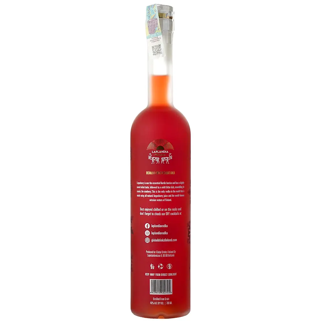Горілка Laplandia Lingonberry 40% 0.7 л (06429810402745) - фото 5