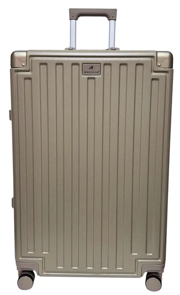 Валіза велика L Madisson Snowball 66503 L 74x49x31 см 100% полікарбонат на клямках Шампань - фото 9