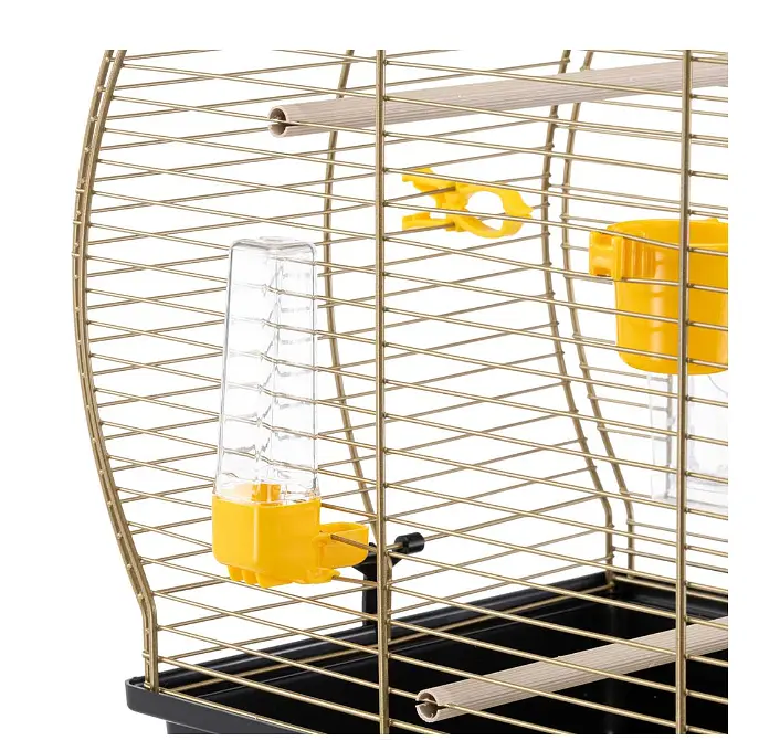 Клітка для канарок та маленьких птахів Ferplast Luna 2 коричнева 44.5х25х45.5 см 52005502 - фото 5