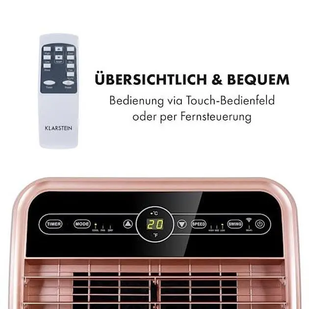 Кондиционер мобильный Klarstein Metrobreeze New York Smart 12000 BTU/3,5 кВт (10035802) - фото 7