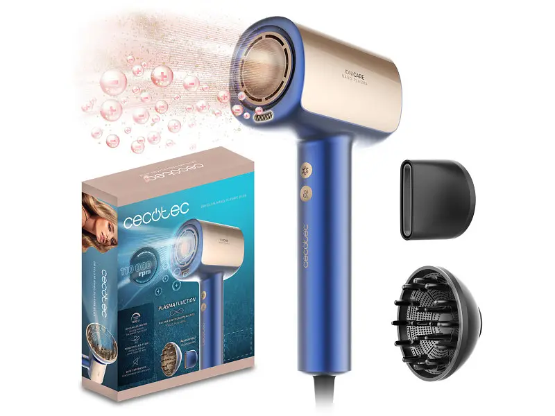 Фен Cecotec DryGlam Nano Plasma Blue (A01_EU01_101439)