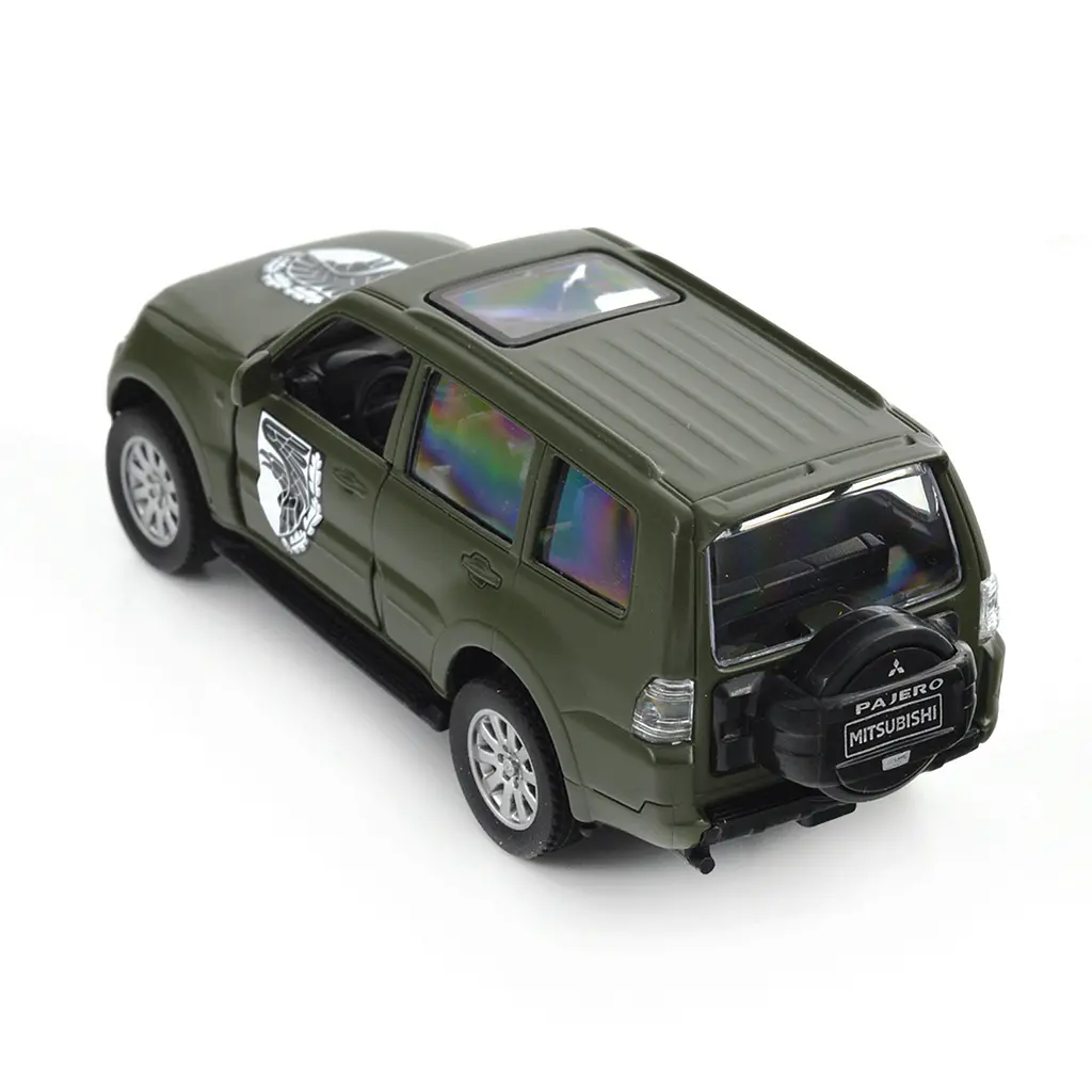 Автомодель TechnoDrive Шевроны Героев Mitsubishi Pajero 4WD Turbo 93 ОМБр (250283M) - фото 5