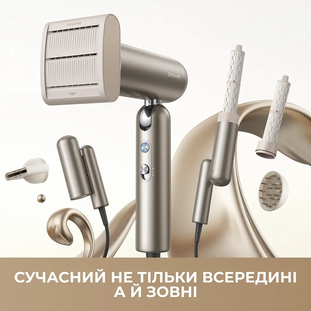 Фен-стайлер Dreame Pocket Pro 5in1 Titanium (AHD51PRO_T5) - фото 8