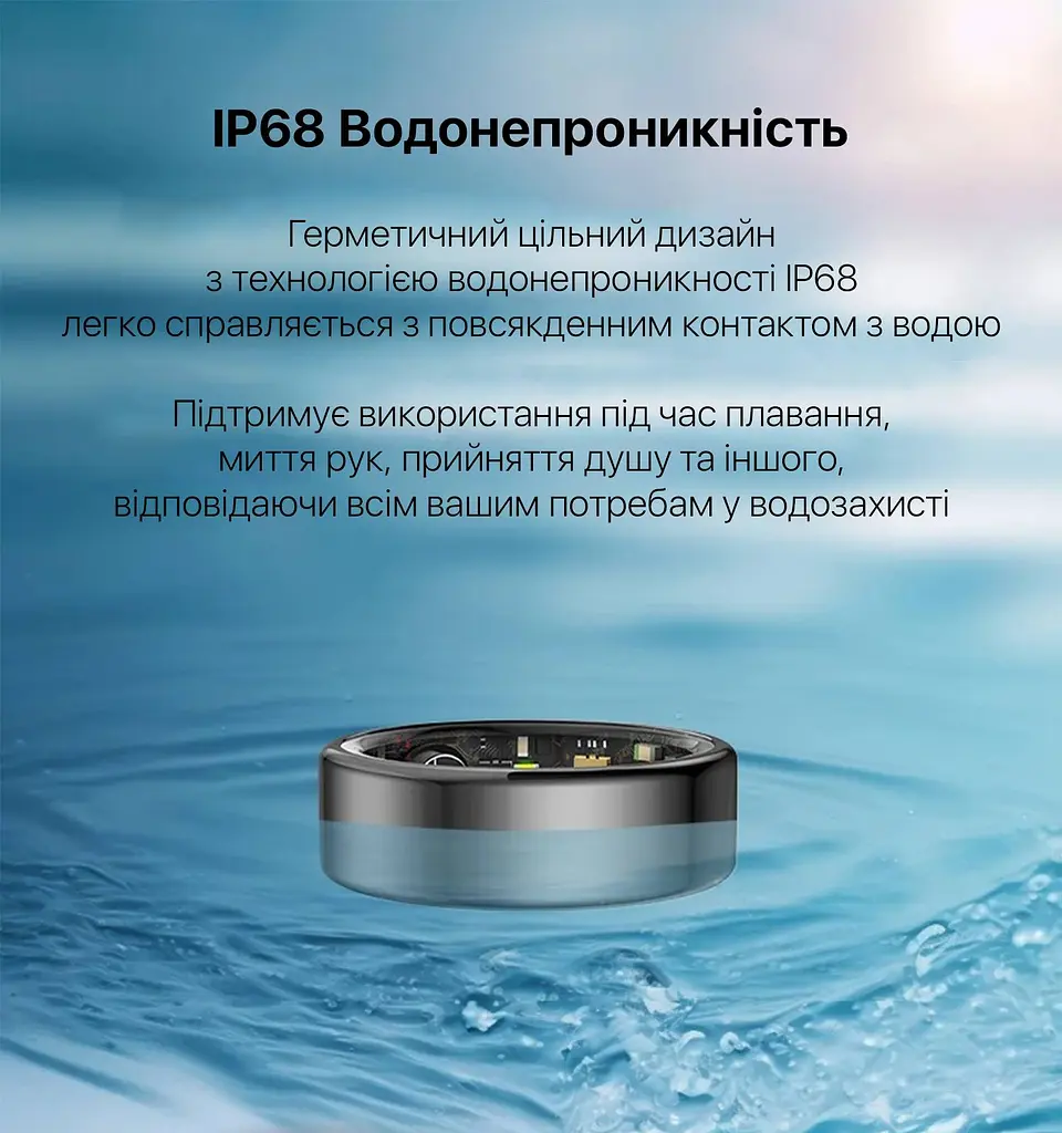 Смарт-кільце Inspire HSR02 10 Black (HSR02-10) - фото 8