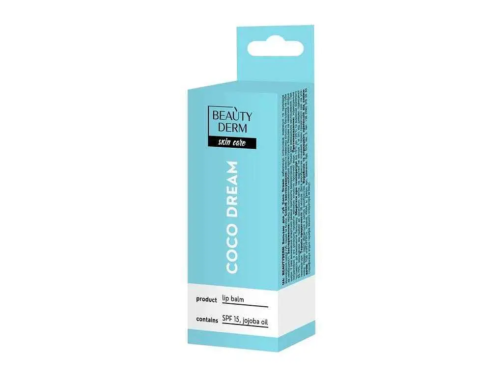 Бальзам для губ BEAUTYDERM 10г Coco Dream 10мл