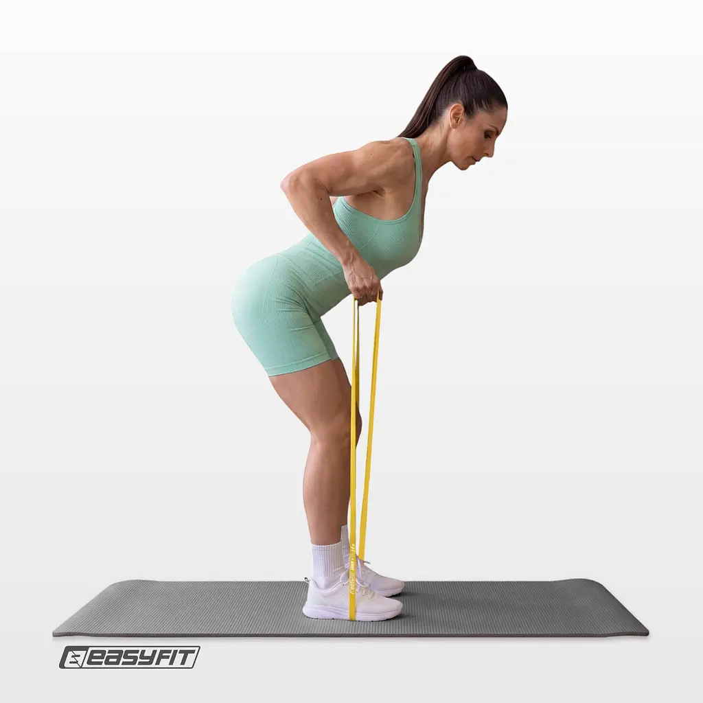 Гумова петля EasyFit 1-6 кг жовта - фото 2