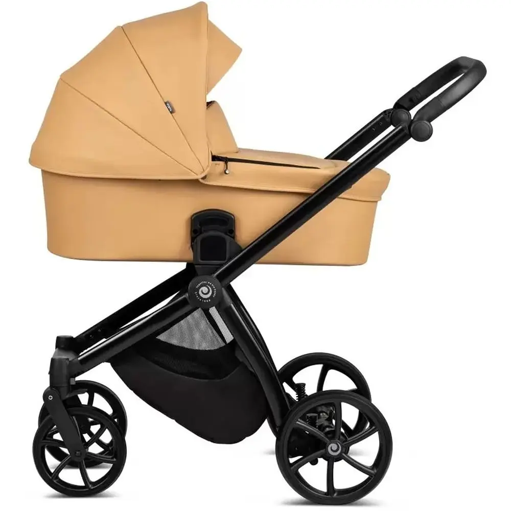 Коляска Tutis Mio Leather Camel, 2 в 1, светло-коричневая (1232038) - фото 2
