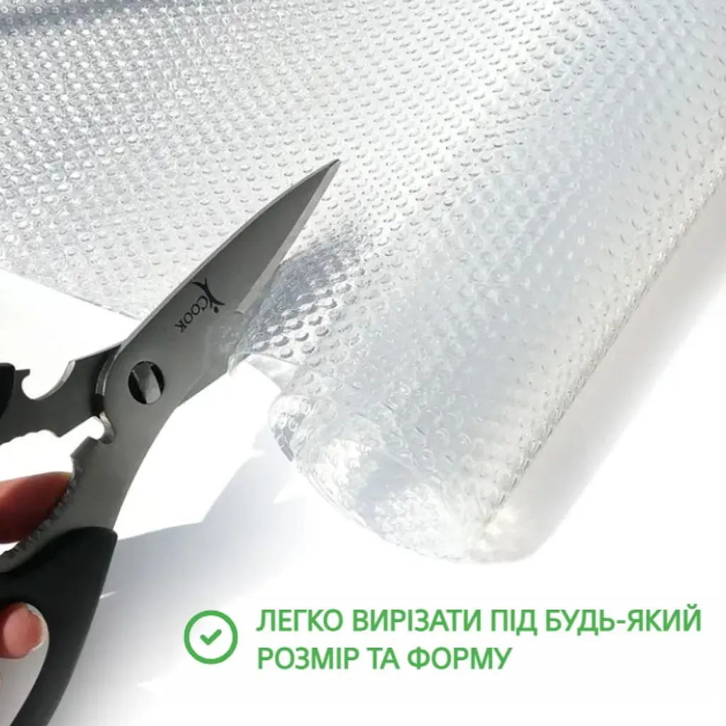 Антиковзний килимок для полиць і шухляд MBM HOME 120х50 см прозорий (DM-1200 T) - фото 3