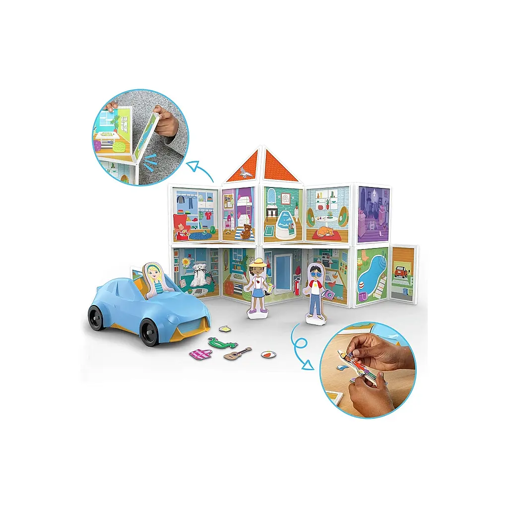 Ігровий набір Melissa & Doug магнітний набір будівель Наш дім (MD30650) - фото 2