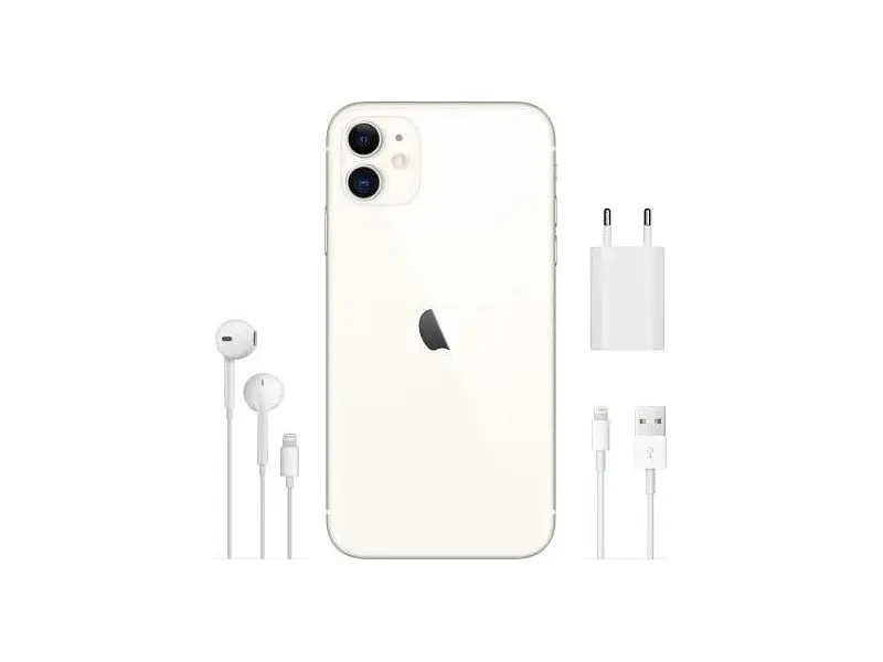 Смартфон Apple IPhone 11 128GB White (MWLF2) - фото 2