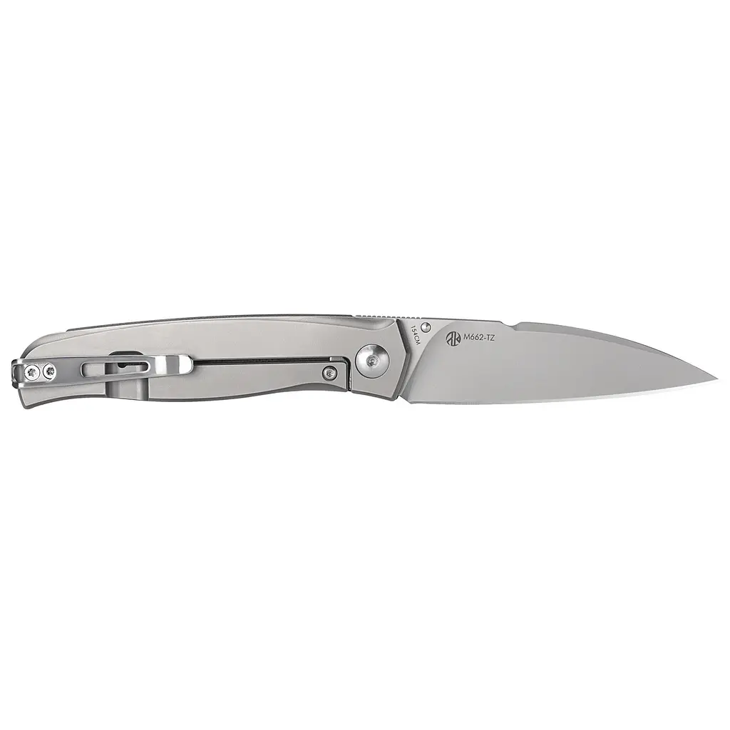 Ніж складаний кишеньковий Ruike M662-TZ, (7.4 см) steel 154СМ/TC4 (титан) + G10 чорний - фото 4
